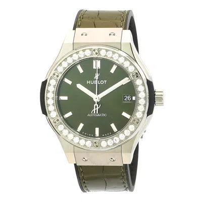 Hublot Classic Fusion Automatic Green Dial Men's Watch 565.nx.8970.lr.1204