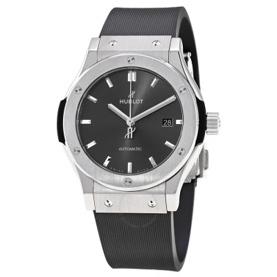 Hublot Classic Fusion Automatic Grey Dial Men's Watch 542.nx.7071.rx In Black / Grey