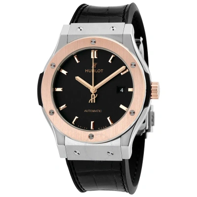 Hublot Classic Fusion Automatic Men's Watch 542.no.1181.lr In Black / Gold / Rose / Rose Gold / Skeleton
