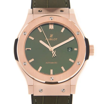 Hublot Classic Fusion Automatic Men's Watch 542.ox.8980.lr In Gold / Gold Tone / Green / Rose / Rose Gold / Rose Gold Tone