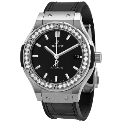 Hublot Classic Fusion Automatic Men's Watch 565.nx.1470.lr.1204 In Black / Grey / Rhodium