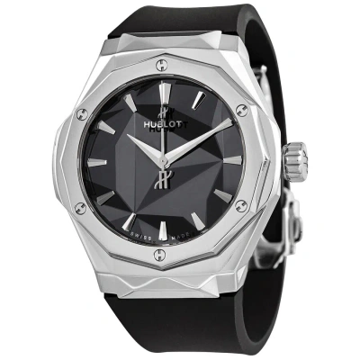 Hublot Classic Fusion Black Dial Men's Watch 550.ns.1800.rx.orl19 In Black / Grey / Skeleton