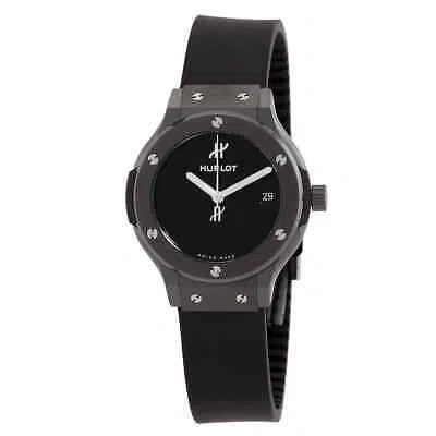 Pre-owned Hublot Classic Fusion Black Magic Automatic Black Dial Watch 565.cx.1270.rx.mdm