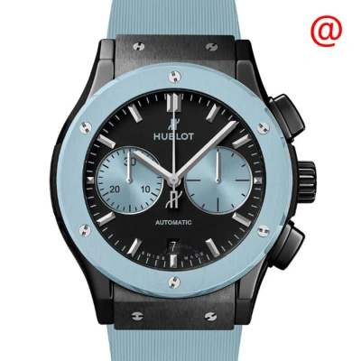 Hublot Classic Fusion "capri Edition" Chronograph Automatic Black Dial Men's Watch 521.ce.1191.rx.ca In Blue