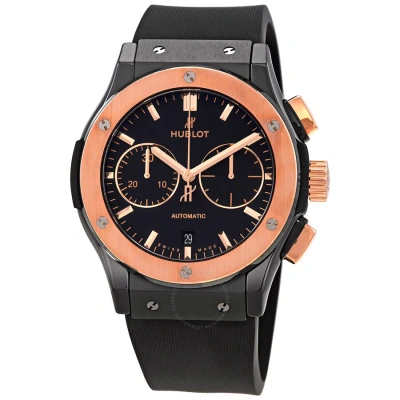 Hublot Classic Fusion Chronograph Automatic Black Dial Men's Watch 521.co.1181.rx In Black / Gold / Rose / Rose Gold