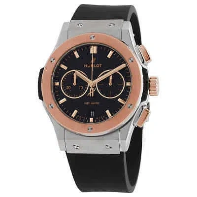 Pre-owned Hublot Classic Fusion Chronograph Automatic Matte Black Dial Men's Watch