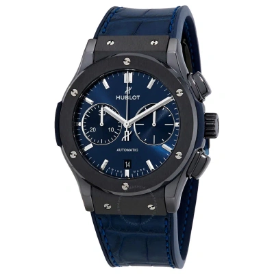 Hublot Classic Fusion Chronograph Automatic Men's Watch 521.cm.7170.lr In Black / Blue