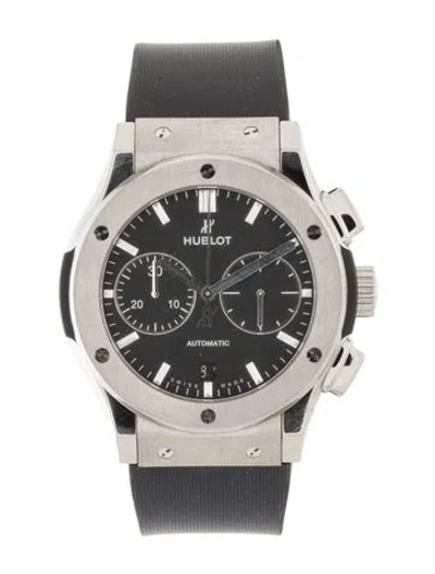 Pre-owned Hublot Classic Fusion Chronograph Watch In Multi