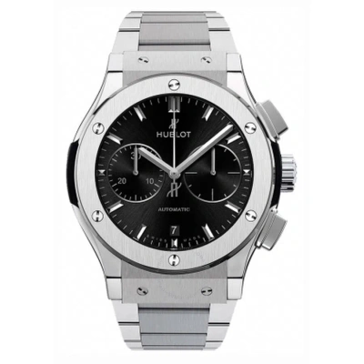 Hublot Classic Fusion Mat Black Dial Men's Chronograph Watch 521.nx.1171.nx In White