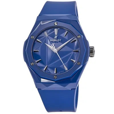 Hublot Classic Fusion Orlinski Blue Dial Rubber Strap Men's Watch 550.es.5100.rx. Orl21