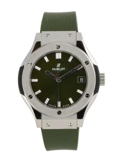 Pre-owned Hublot Classic Fusion Watch, 33mm In Multi