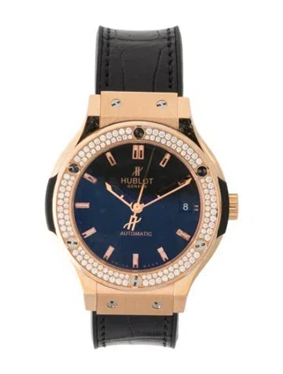 Pre-owned Hublot Classic Fusion Watch In Multi