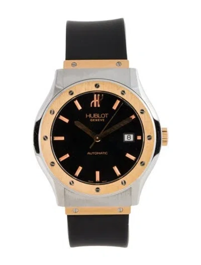 Pre-owned Hublot Classic Fusion Watch In Multicolor