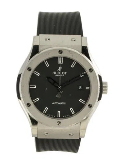 Pre-owned Hublot Classic Fusion Watch In Multicolor