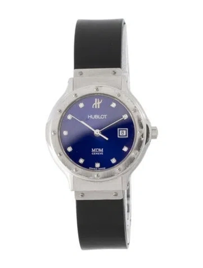 Pre-owned Hublot Classic Mdm Watch In Multi
