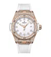Hublot King Gold And Pavé Diamond Big Bang One Click Watch In Black