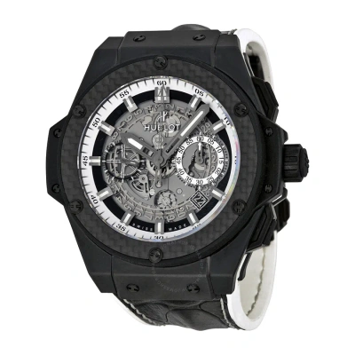 Hublot King Power Automatic Chronograph  Skeleton Dial Men's Watch 701cq0112hr In Black