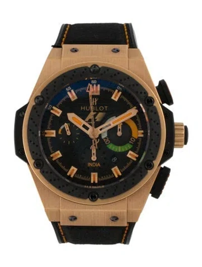Pre-owned Hublot King Power F1 India Edition Watch In Multi
