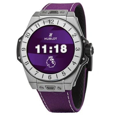 Hublot Limited Edition Big Bang E Premier League Digital Men's Watch 440.nx.1100.nr.plw21 In Purple