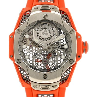 Hublot Limited Edition Big Bang Tourbillon Samuel Ross Automatic Men's Watch 428.nx.0100.rx.sra22 In Orange