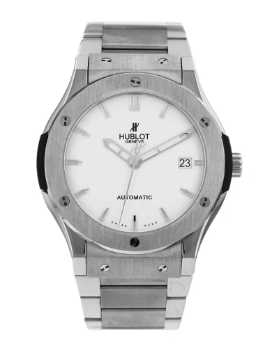 Hublot Men's Classic Fusion Watch, Circa 2014 (authentic ) In Metallic