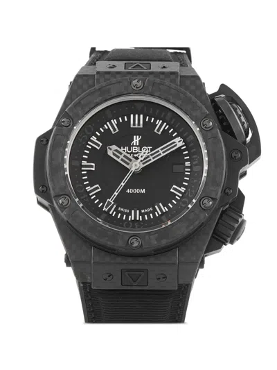 Pre-owned Hublot Oceanographic 4000 48mm Watch In Black