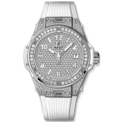 Hublot One Click Automatic Diamond Ladies Watch 465.se.9010.rw.1604 In White