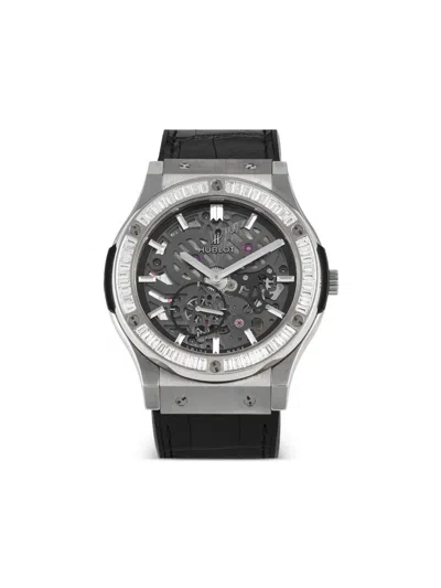 Pre-owned Hublot  Classic Fusion 45mm In Silver
