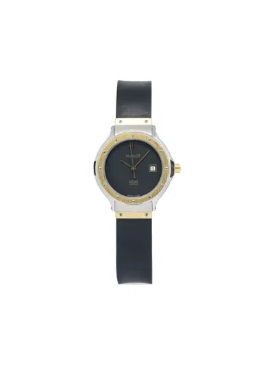 Pre-owned Hublot  Classic Mdm 28mm In Black