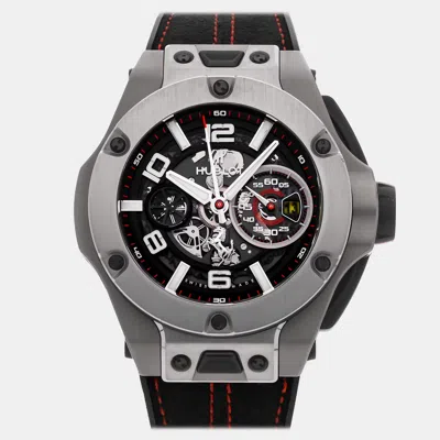 Pre-owned Hublot Big Bang 402.nx.0123.wr In Black
