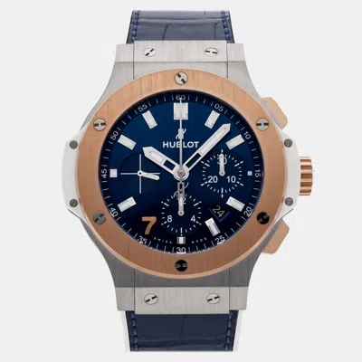 Pre-owned Hublot Big Bang Gold Island Companies 301.sp.7170.lr.isc22 Automatic 44 Mm In Blue