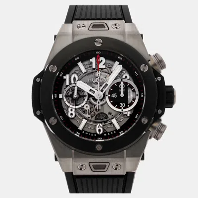 Pre-owned Hublot Big Bang Unico 411.nm.1170.rx In Silver