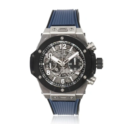 Hublot Big Bang Unico Chronograph Automatic Men's Watch 441.nm.1171.rx In Black / Blue / Skeleton