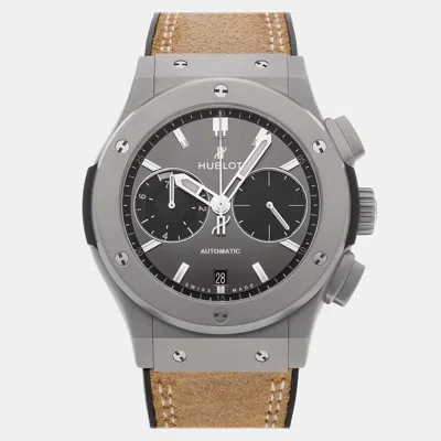 Pre-owned Hublot Classic Fusion Chukker Limited Edition 537.ni.7417.vr 45 Mm In Gray