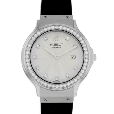 Hublot Classic Fusion Quartz Diamond Grey Dial Men's Watch 1405.1 In Metallic