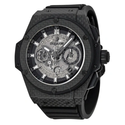 Hublot King Power Unico Chronograph Skeletonized Dial Men's Watch 701.qx.0140.rx In Black / Skeleton