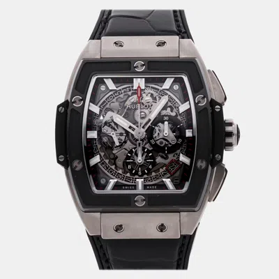 Pre-owned Hublot Spirit Of Big Bang 641.nm.0173.lr 42 Mm In Black