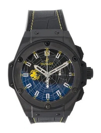 Pre-owned Hublot "spider" King Power Chronograph Watch In Multi