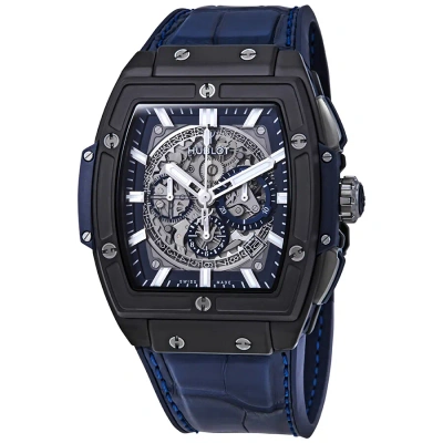 Hublot Spirit Of Big Bang Automatic Ceramic Chronograph Men's Watch 601.ci.7170.lr In Blue