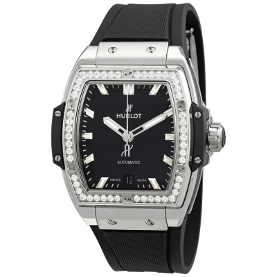 Hublot Spirit Of Big Bang Automatic Diamond Unisex Watch 665.nx.1170.rx.1204 In Black