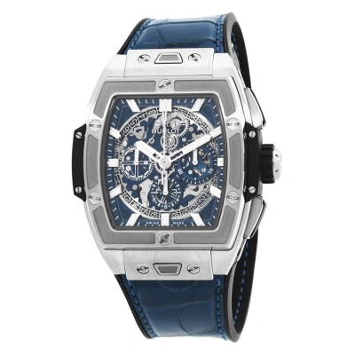 Hublot Spirit Of Big Bang Chronograph Automatic Men's Watch 642.nx.7170.lr In Blue