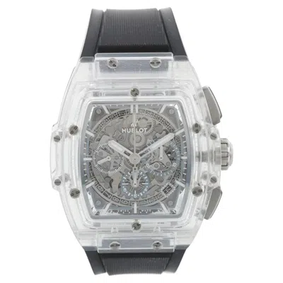 Pre-owned Hublot Spirit Of Big Bang Chronograph Men's Magic Sapphire Watch 642.jx.0170.rx In Blue