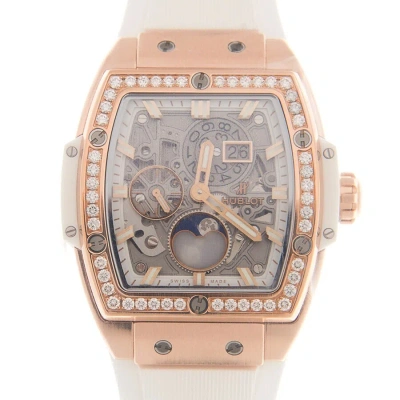 Hublot Spirit Of Big Bang Moonphase Diamond Watch 647.oe.2080.rw.1204 In Gold