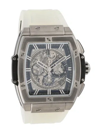 Pre-owned Hublot Spirit Of Big Bang Titanium Watch, 42mm In Multicolor