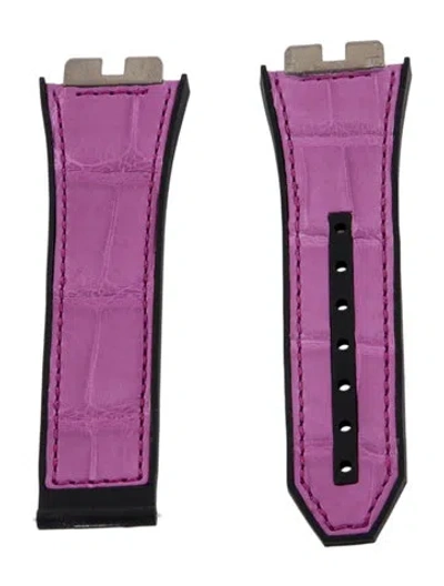 Pre-owned Hublot Structured Watch Strap In Multi