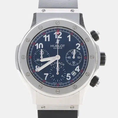 Pre-owned Hublot Super B Flyback B1926.1 Black Stainless Steel Automatic Men's Watches 42mm