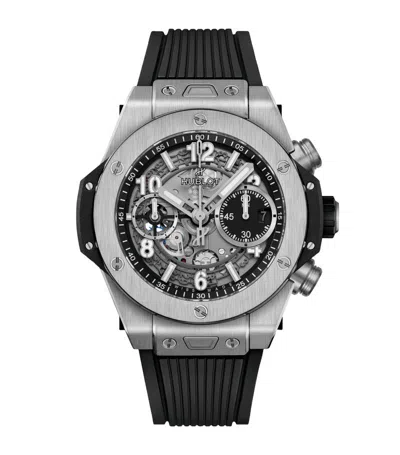 Hublot Titanium Big Bang Unico Watch 42mm In Black