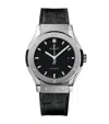 Hublot Titanium Classic Fusion Racing Grey Watch In Black