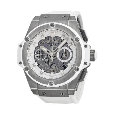 Hublot Unico Automatic Chronograph Skeleton Dial Men's Watch 701.ne.0127.gr In Metallic