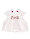 Hucklebones London Bow-detail Tulle Dress In Pink